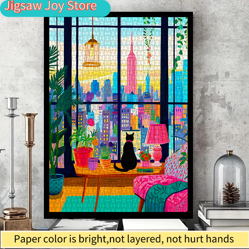 DIY Paper Puzzle, New York Cit - Plant Parent Free บทวิจารณ์และราคา