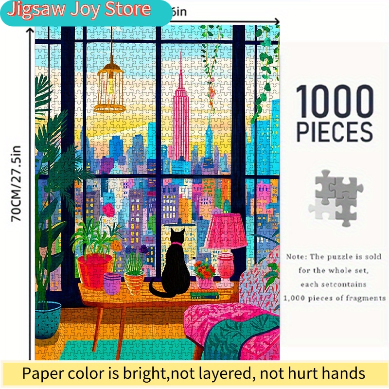 DIY Paper Puzzle, New York Cit - Plant Parent Free บทวิจารณ์และราคา
