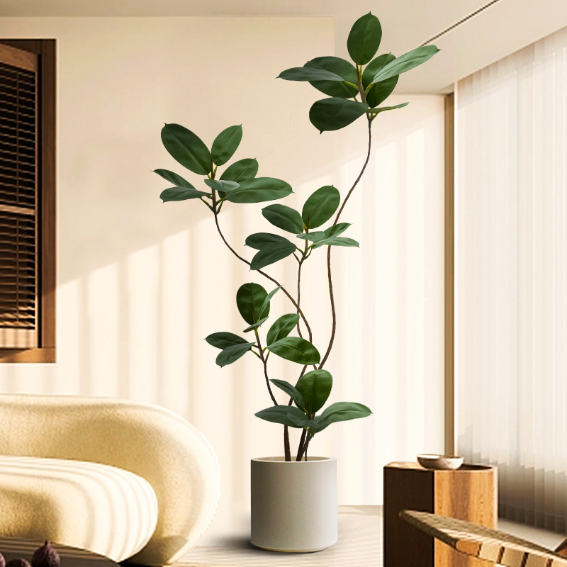 43-70in Fake Plants Large Arti - Rubber Plant Ficus บทวิจารณ์และราคา