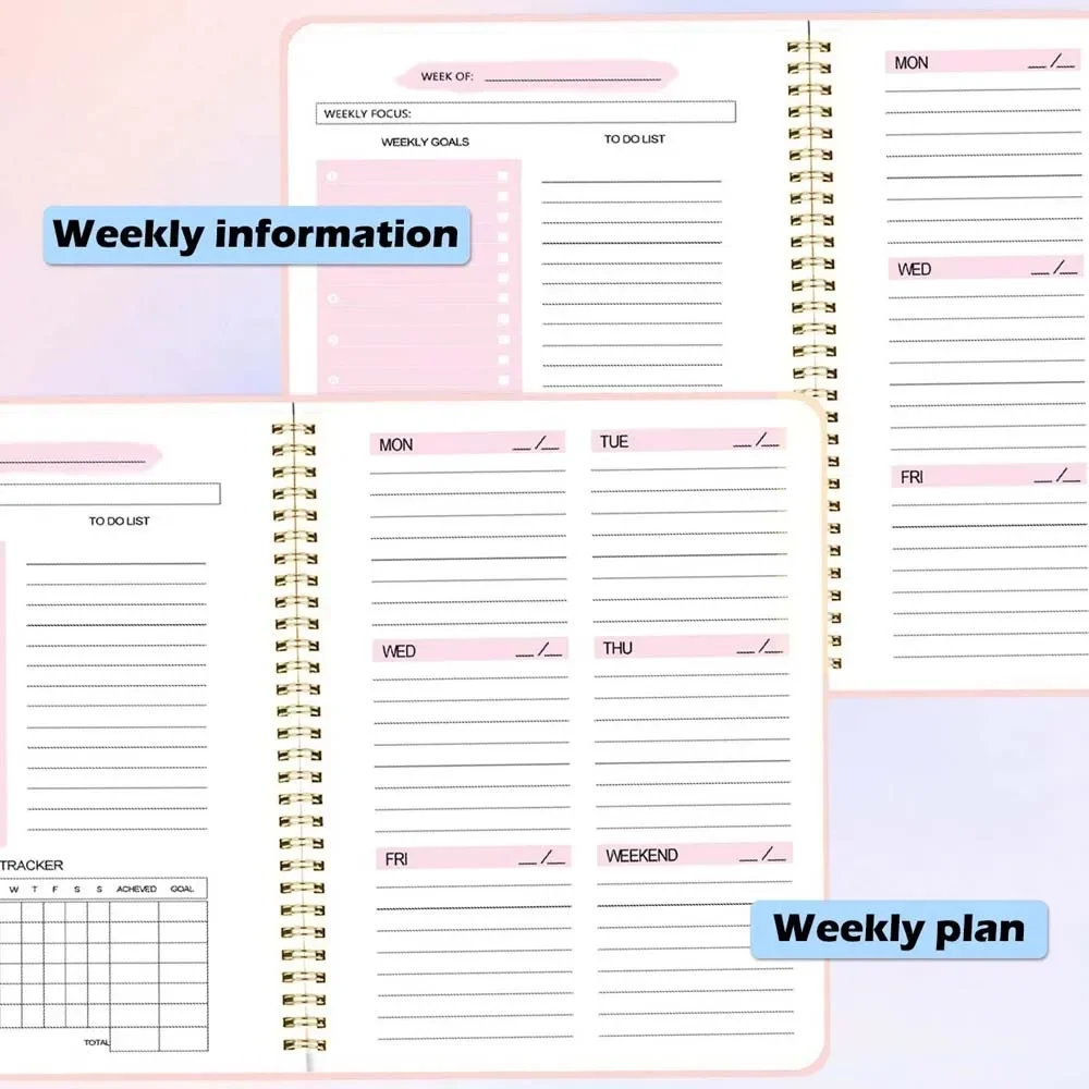 A5 Weekly Planner Coil Daily P - Planned Parenthood บทวิจารณ์และราคา