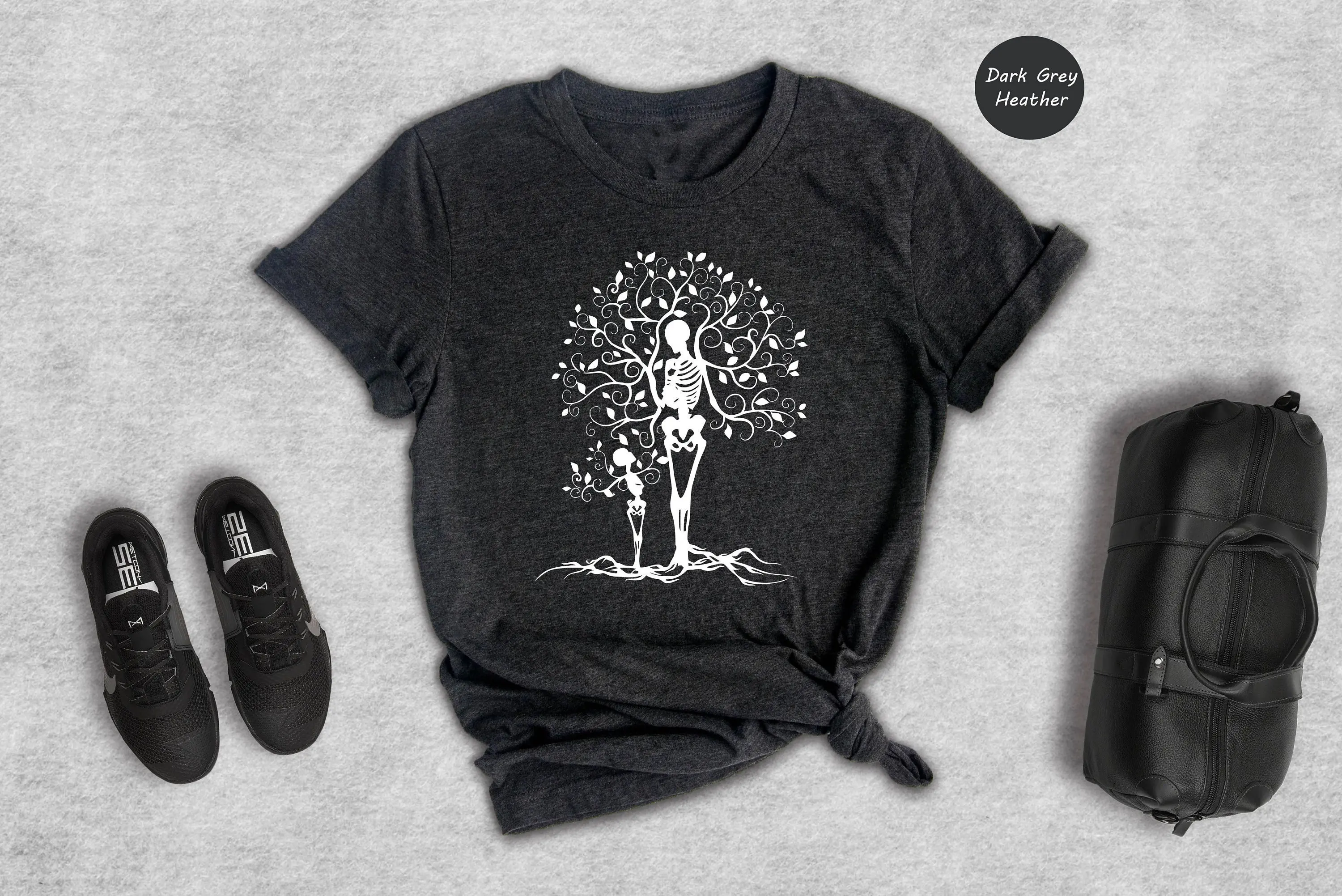Skeleton Parent Tree T Shirt P - Plant Parent Free บทวิจารณ์และราคา