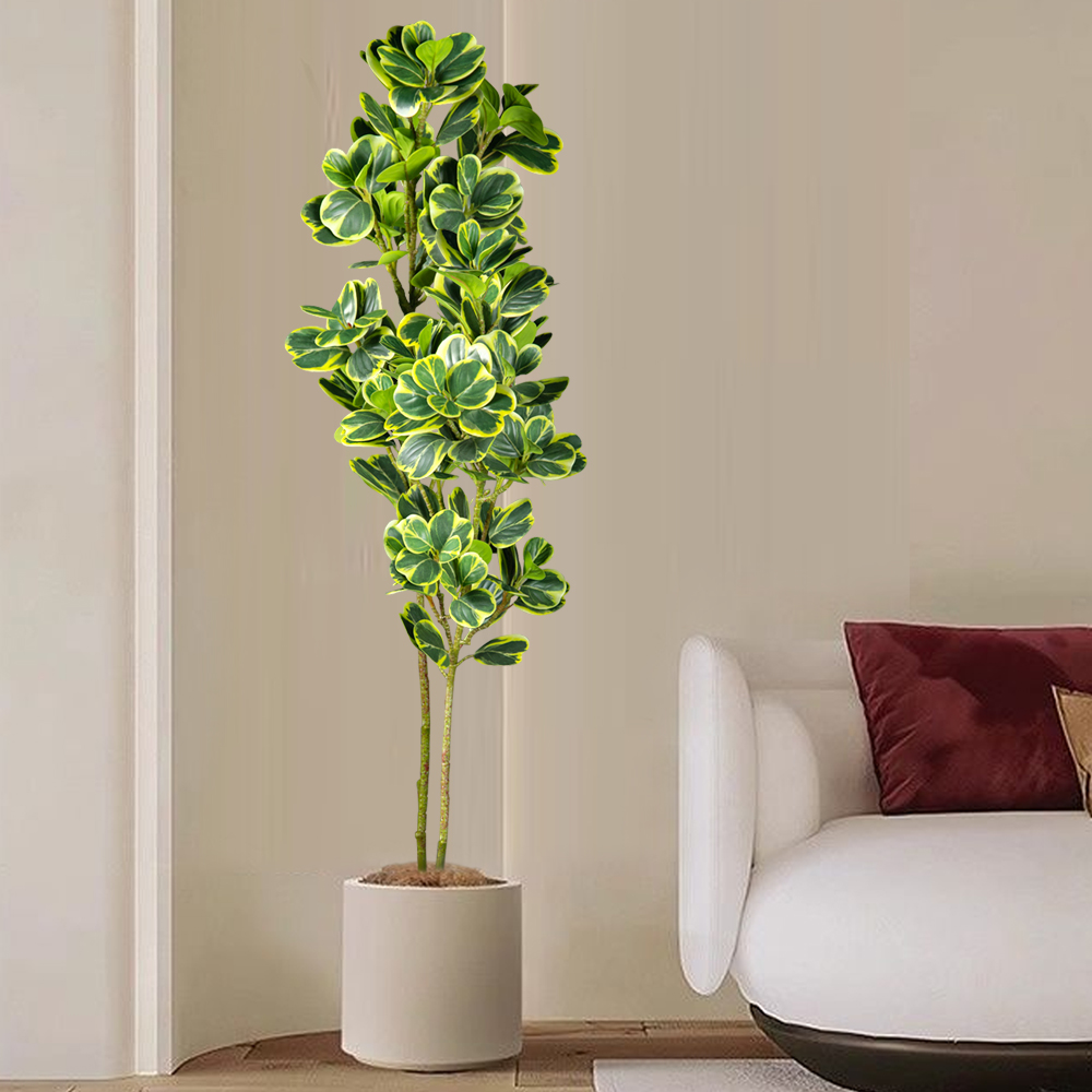 76cm/115cm Artificial Ficus Tr - Rubber Plant Ficus บทวิจารณ์และราคา
