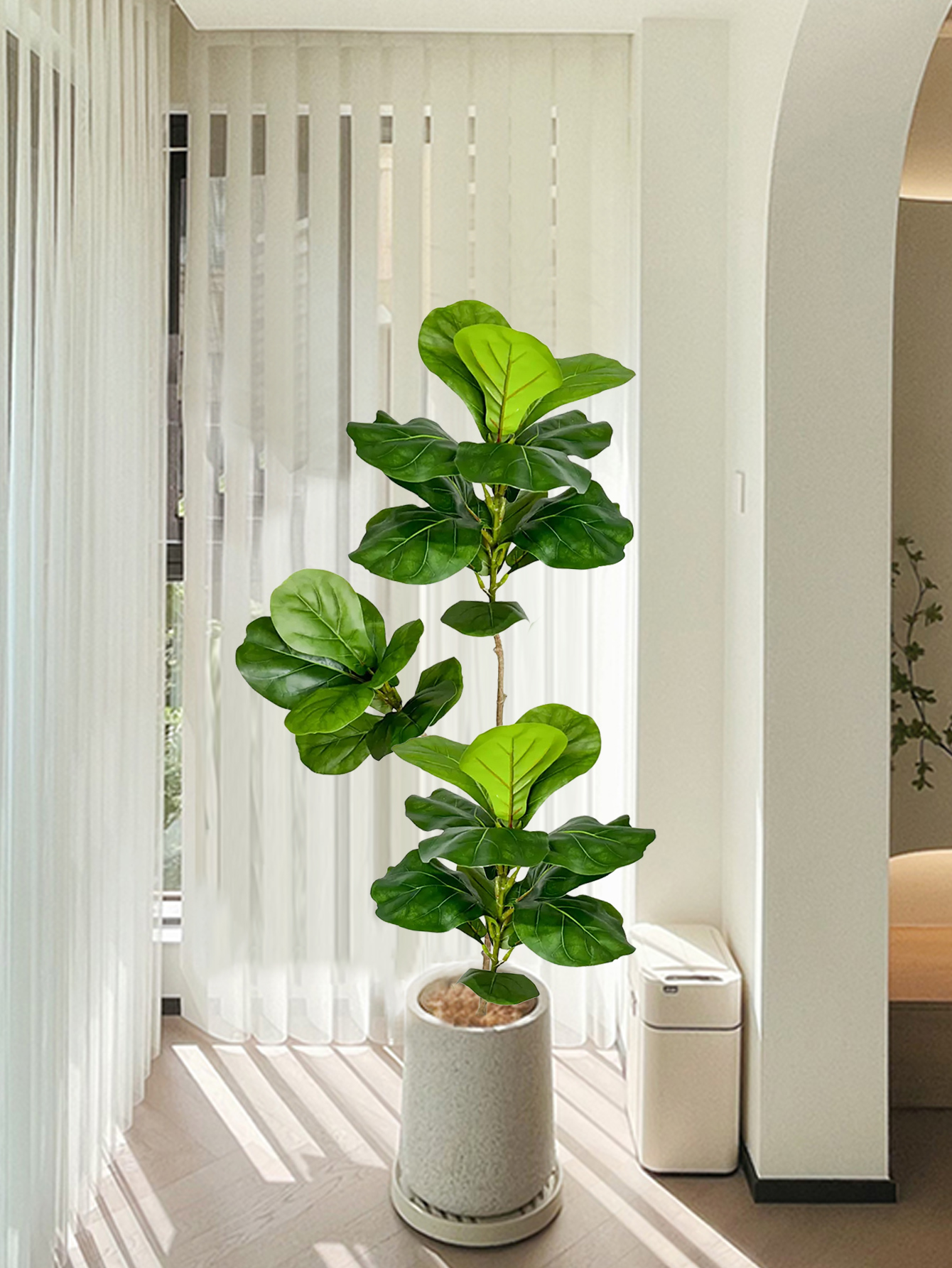 70-135cm Large Artificial Ficu - Rubber Plant Ficus บทวิจารณ์และราคา
