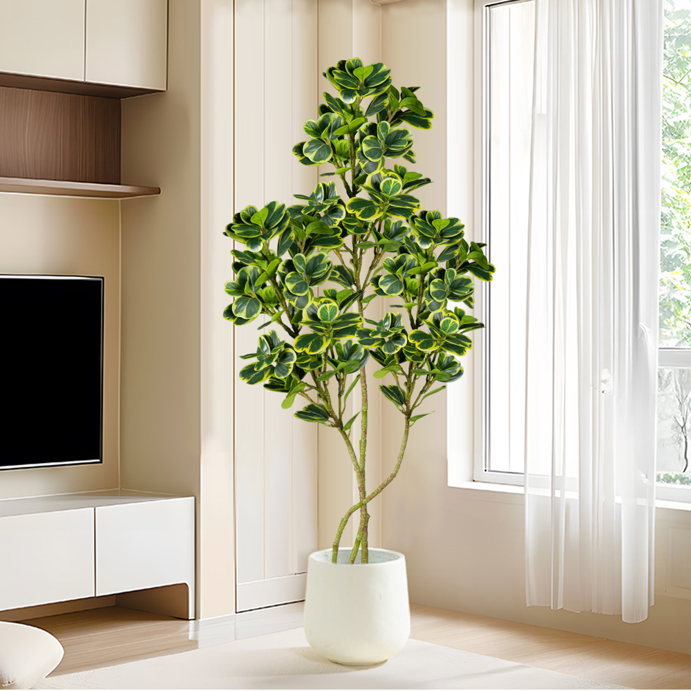 76cm/115cm Artificial Ficus Tr - Rubber Plant Ficus บทวิจารณ์และราคา