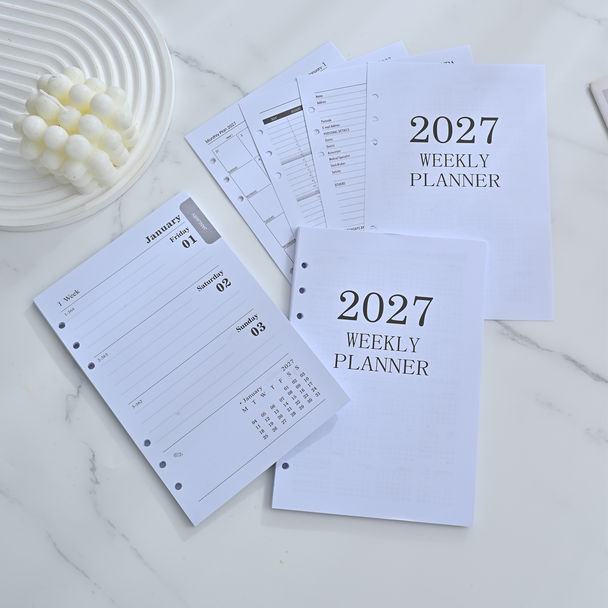 2027 A5 Weekly Planner Refill  - Planned Parenthood บทวิจารณ์และราคา