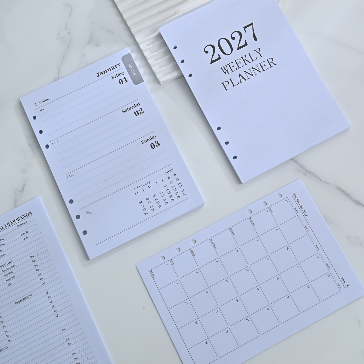 2027 A5 Weekly Planner Refill  - Planned Parenthood บทวิจารณ์และราคา