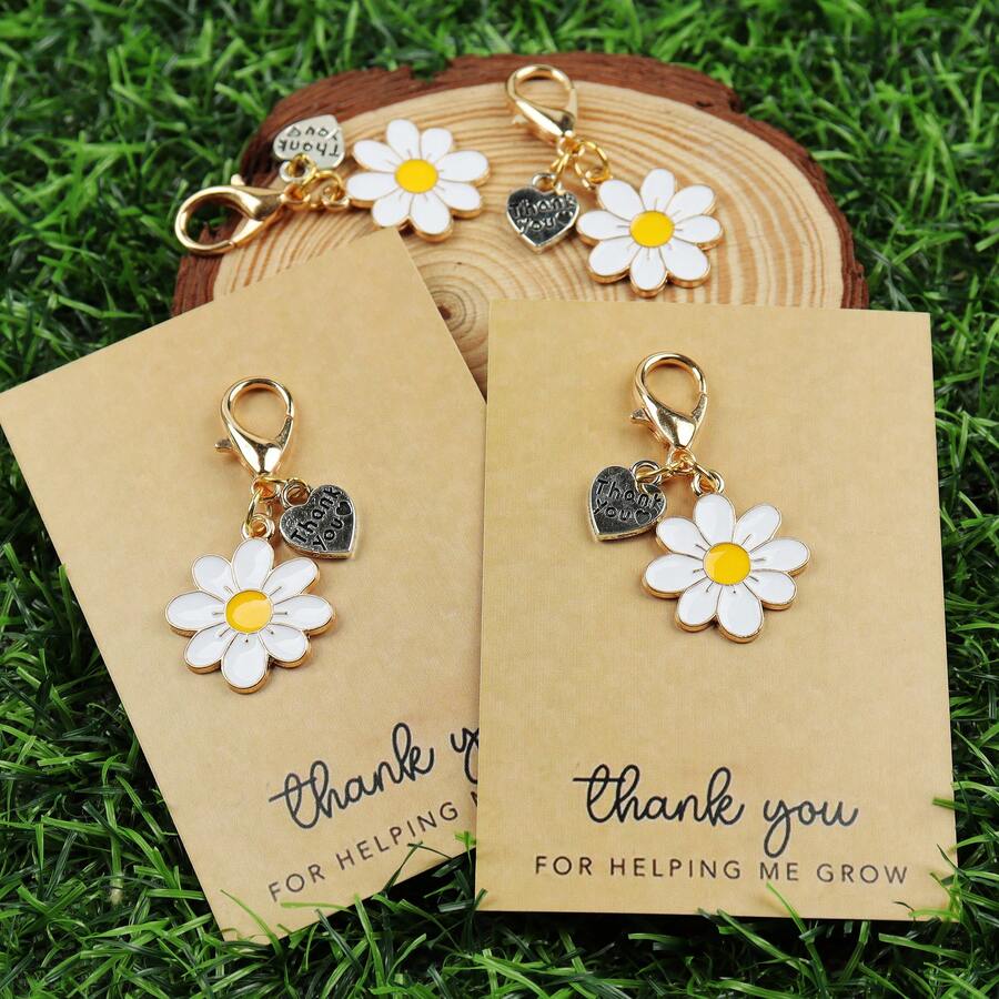 Enamel Daisy Keychains With Th - Plant Parent Free บทวิจารณ์และราคา