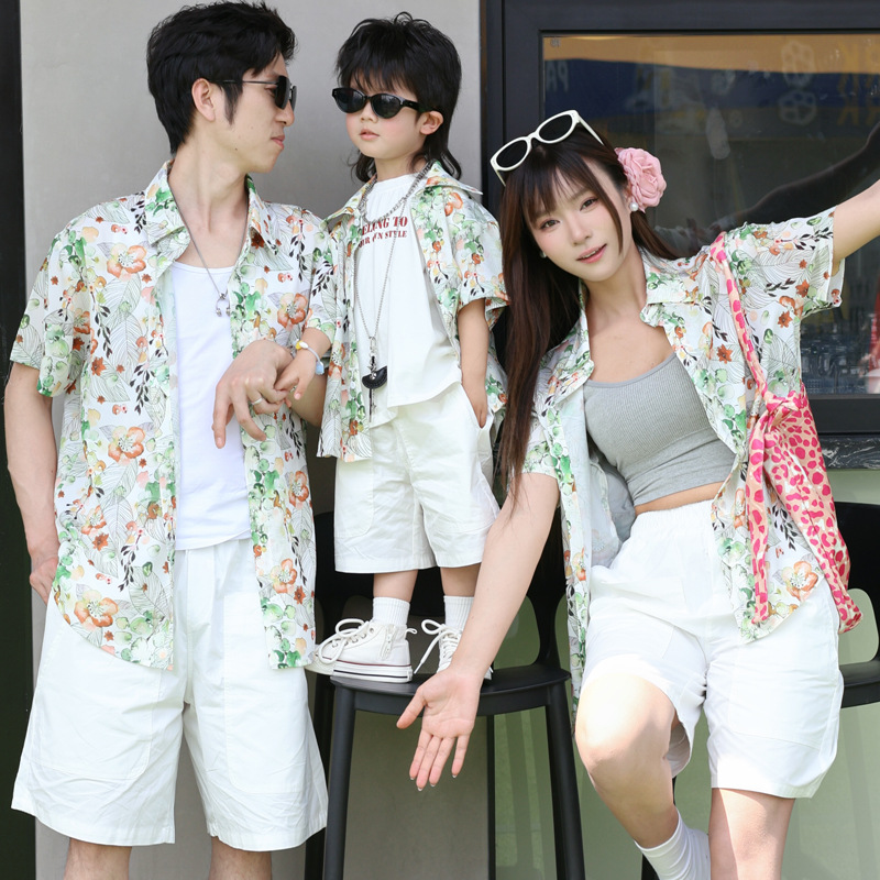 Holiday Look Parent-child Flor - Plant Parent Shirt บทวิจารณ์และราคา