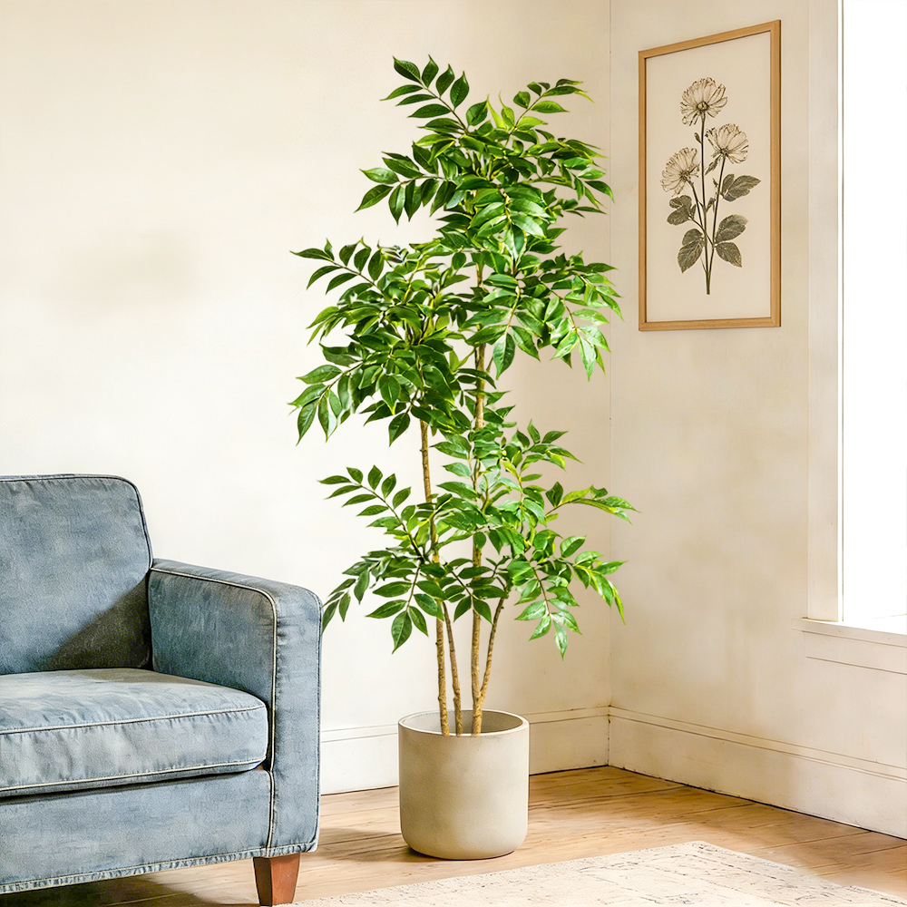 76-140cm Artificial Rubber Tre - Rubber Plant Ficus บทวิจารณ์และราคา