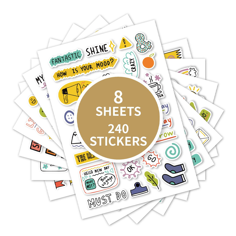 8 Sheets 240+ Planner Stickers - Planned Parenthood บทวิจารณ์และราคา