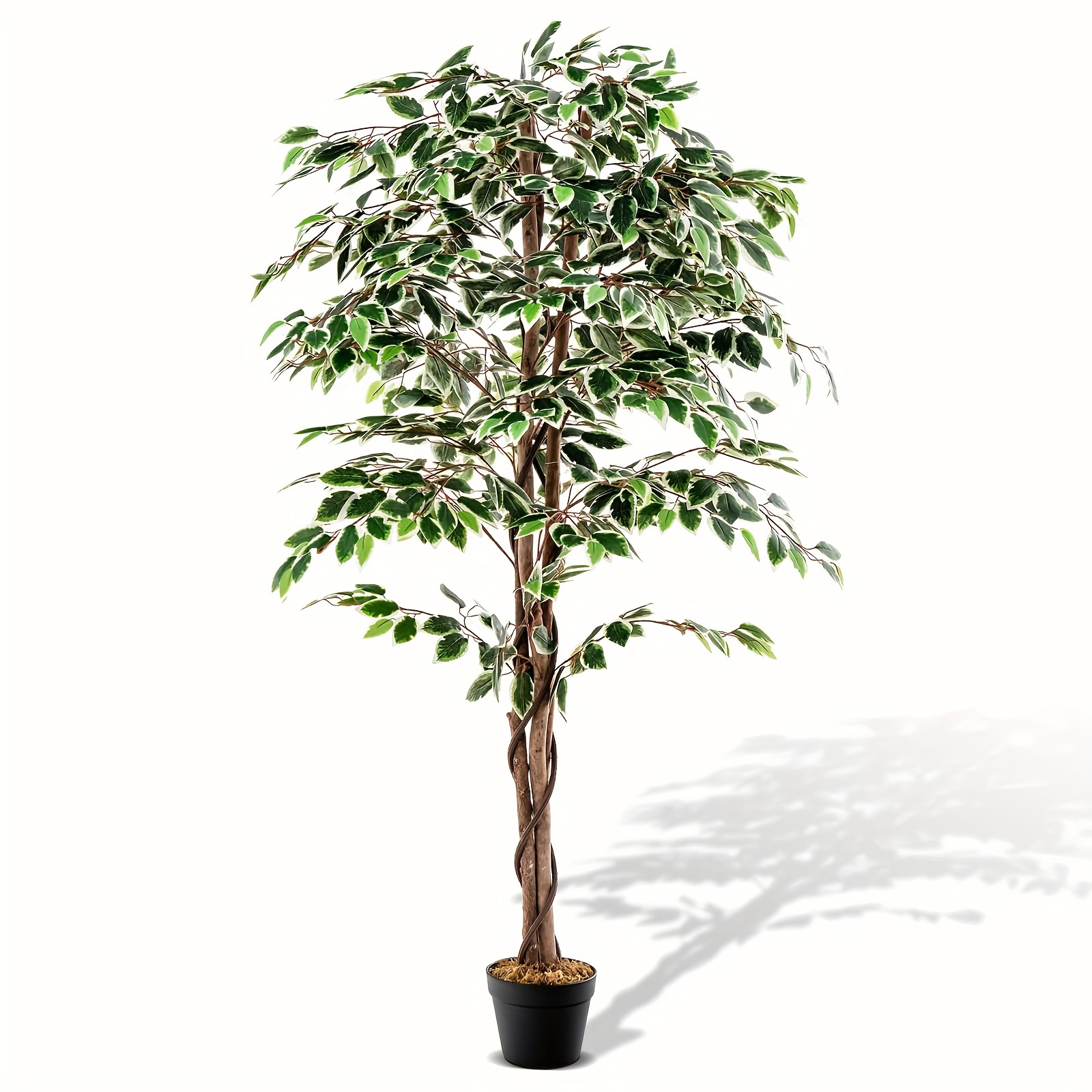 Costway 63 inch Artificial Fic - Rubber Plant Ficus บทวิจารณ์และราคา