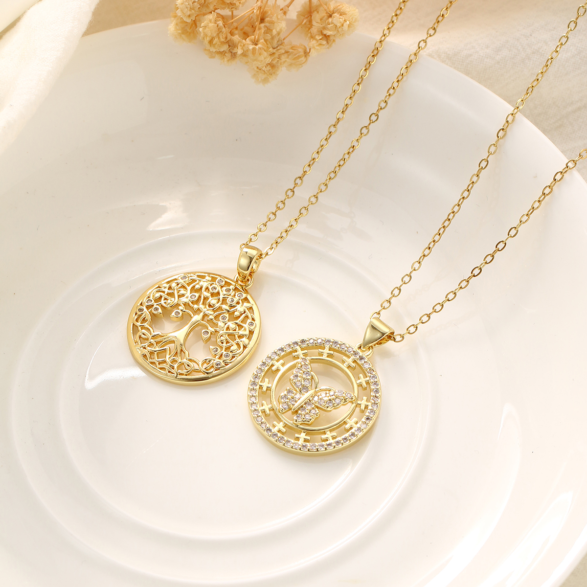 Fashion Tree of Life Necklace  - Plant Parent Free บทวิจารณ์และราคา