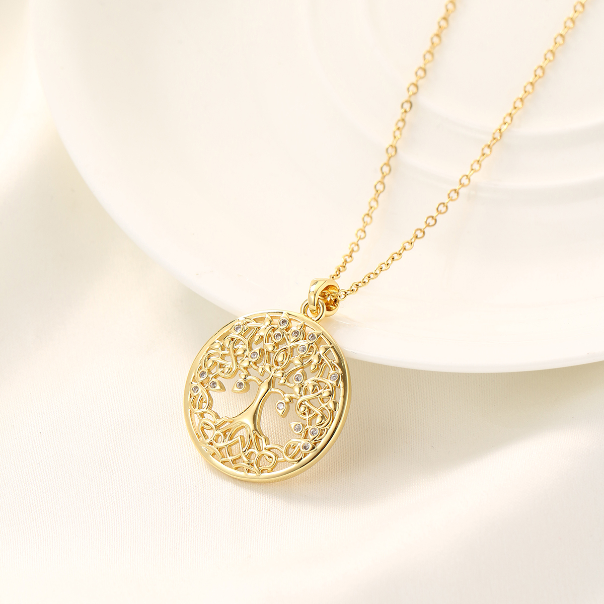 Fashion Tree of Life Necklace  - Plant Parent Free บทวิจารณ์และราคา