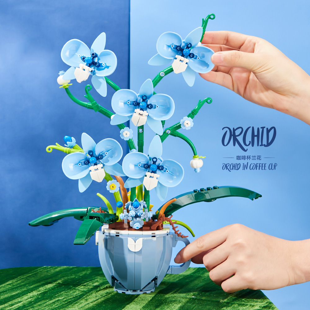 567PCS Blue Orchid Building Bl - Plant Parent Yearly บทวิจารณ์และราคา