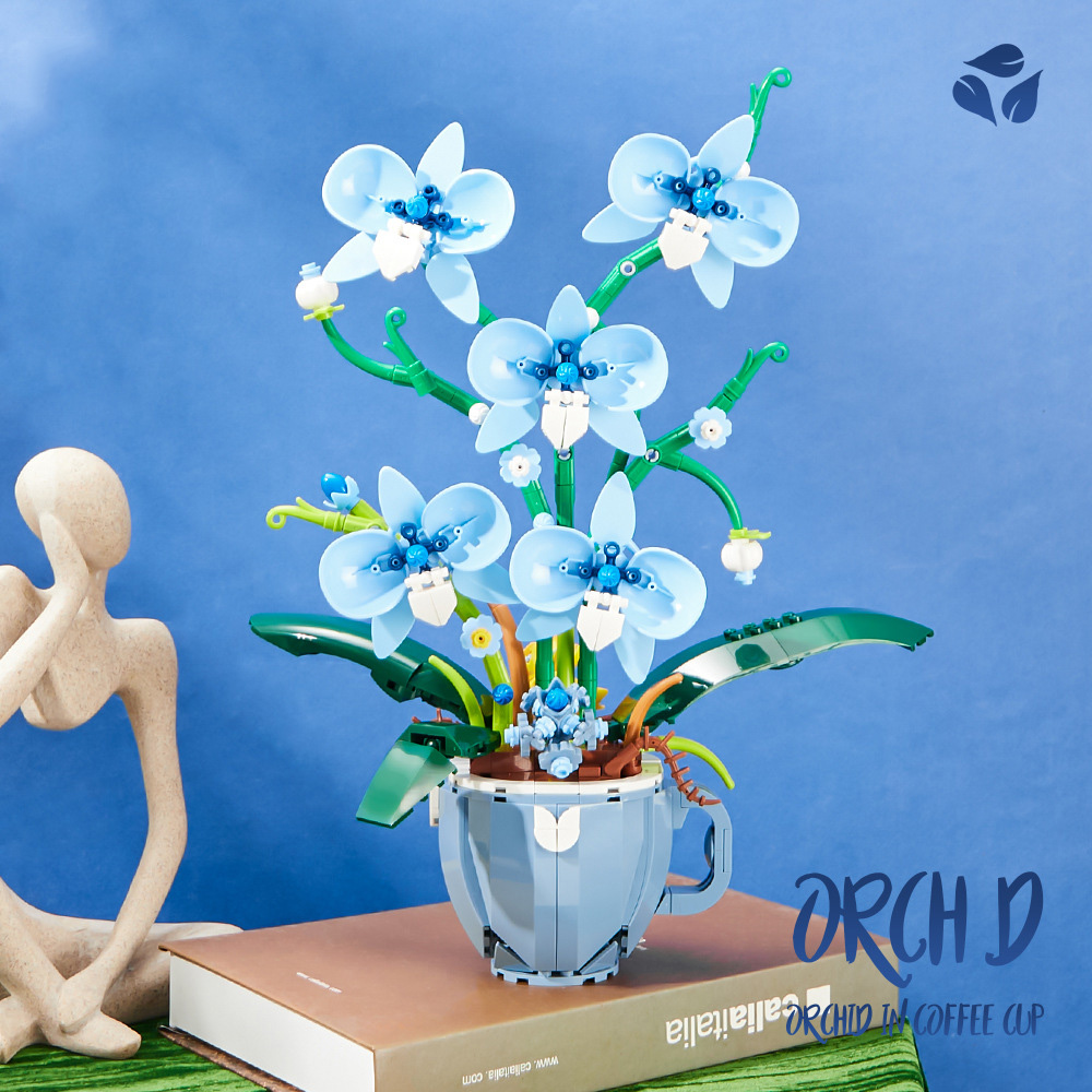 567PCS Blue Orchid Building Bl - Plant Parent Yearly บทวิจารณ์และราคา
