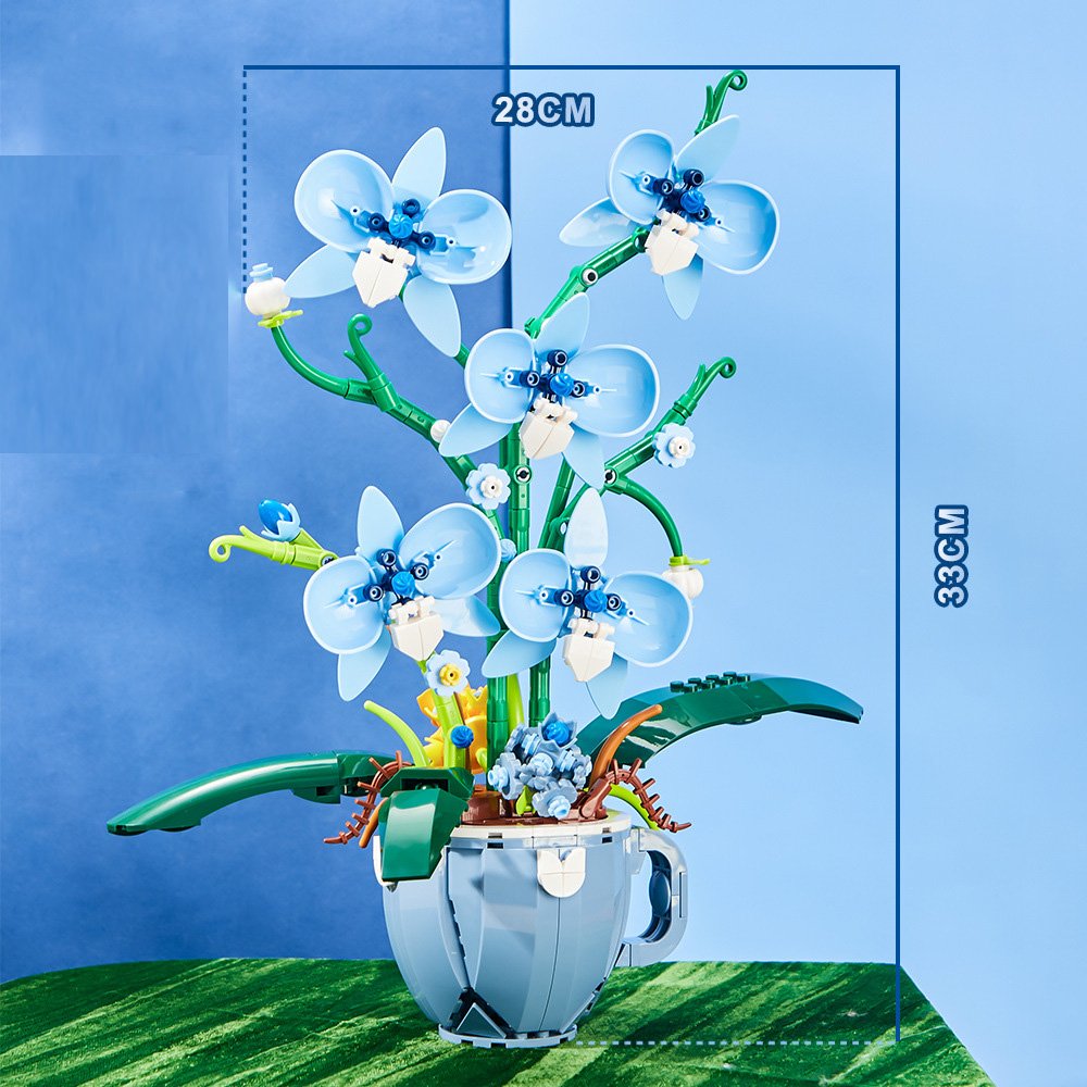 567PCS Blue Orchid Building Bl - Plant Parent Yearly บทวิจารณ์และราคา