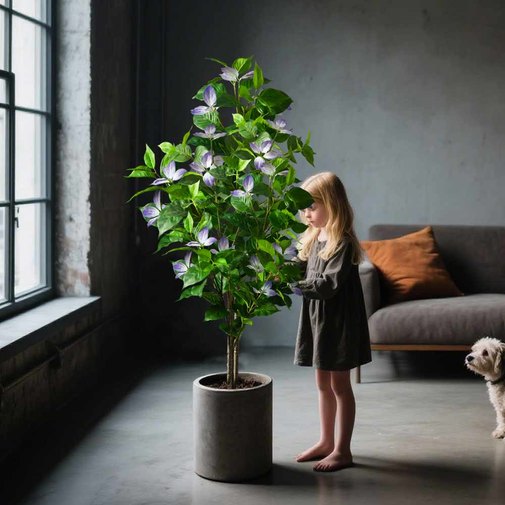 82-144cm Large Artificial Ficu - Rubber Plant Ficus บทวิจารณ์และราคา