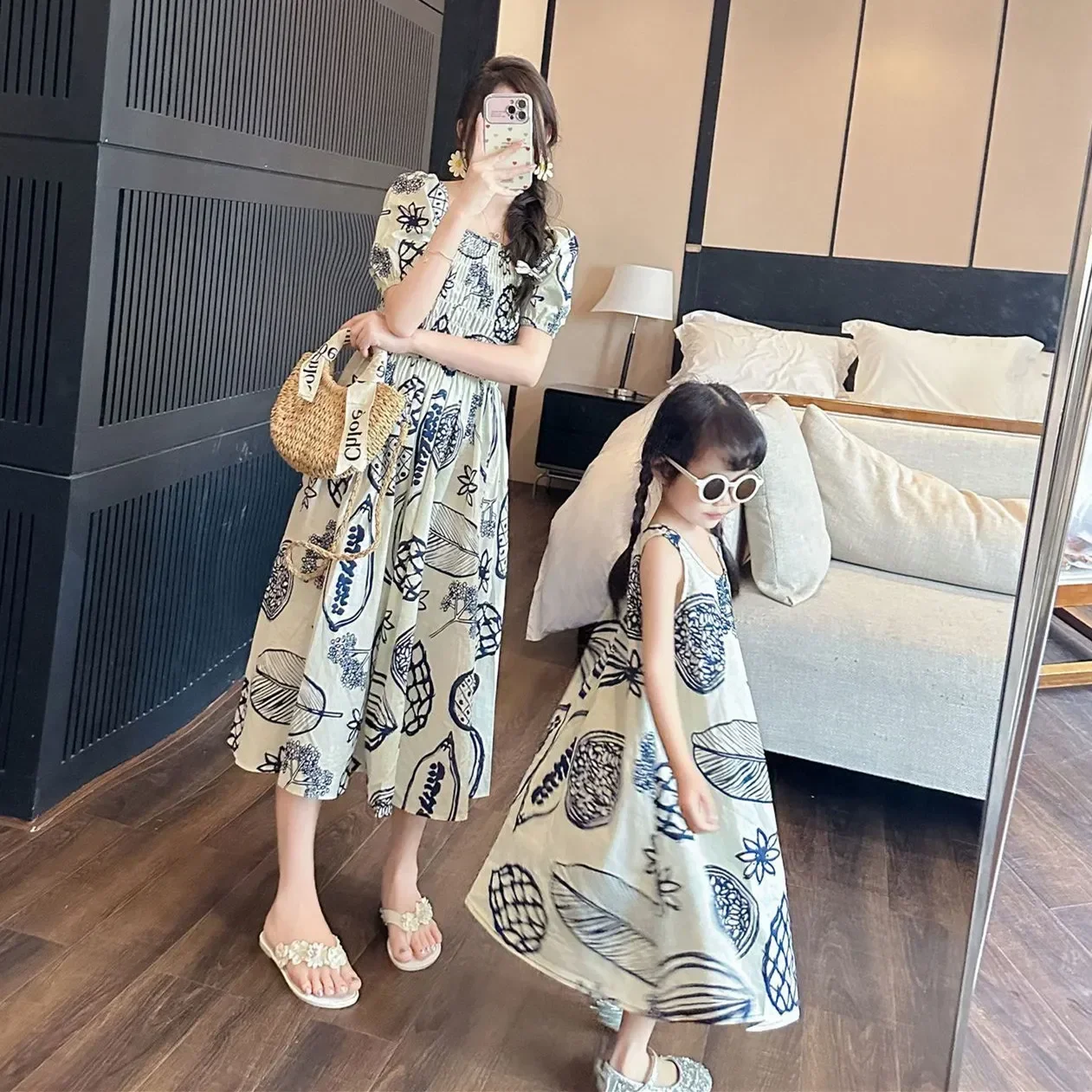 Women Smock Dresses Korean Sis - Plant Parent Free บทวิจารณ์และราคา