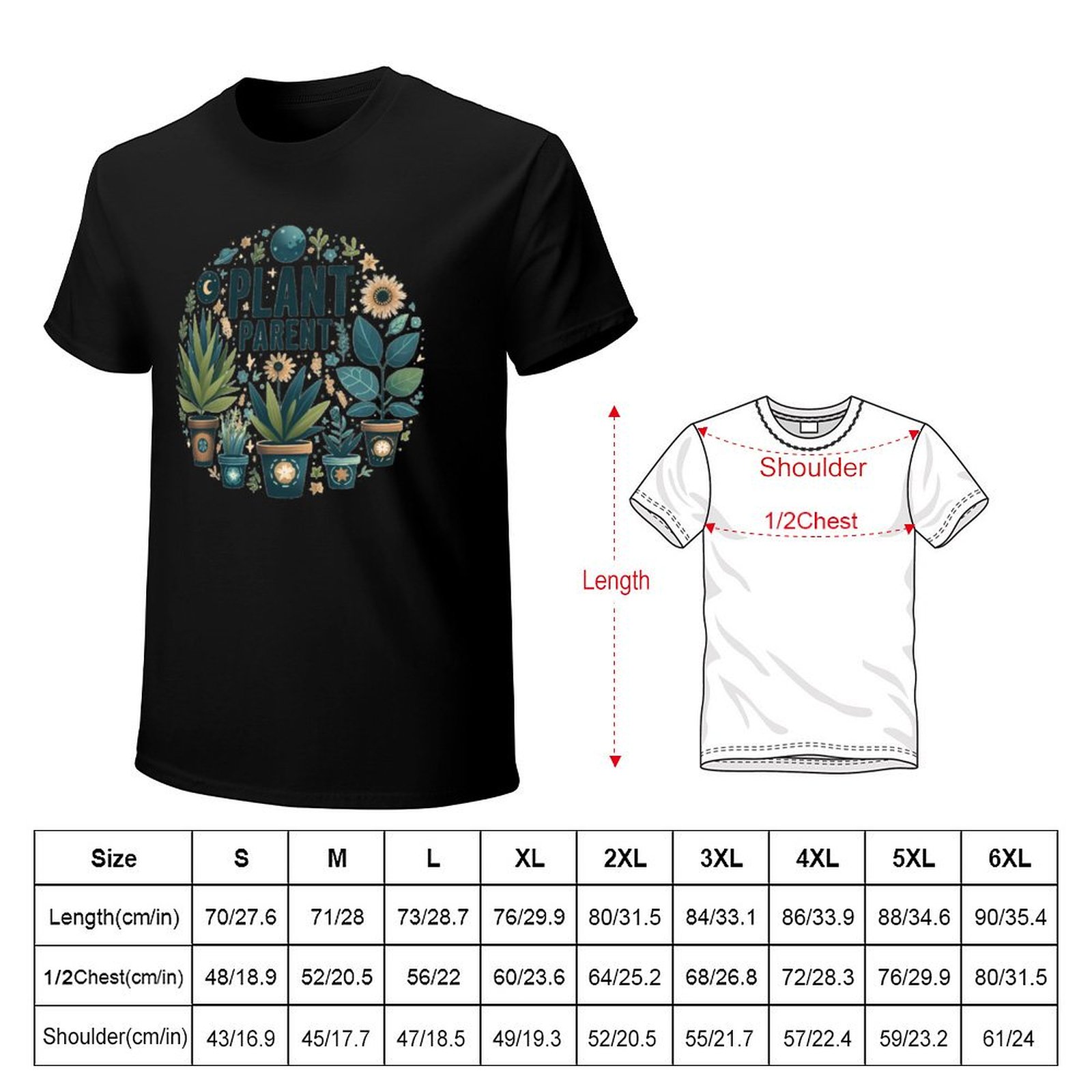 Plant parent T-Shirt Large Siz - Plant Parent Shirt บทวิจารณ์และราคา