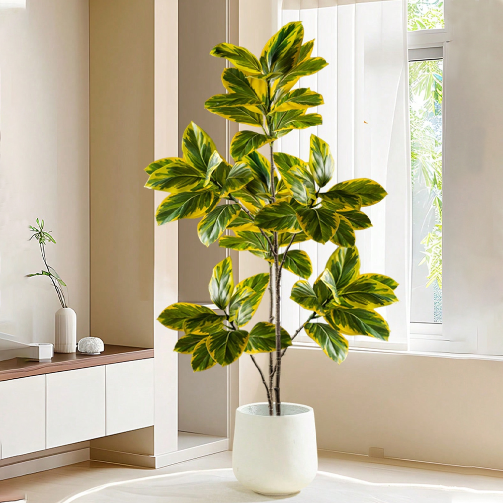 70-130cm Artificial Banyan Tre - Rubber Plant Ficus บทวิจารณ์และราคา