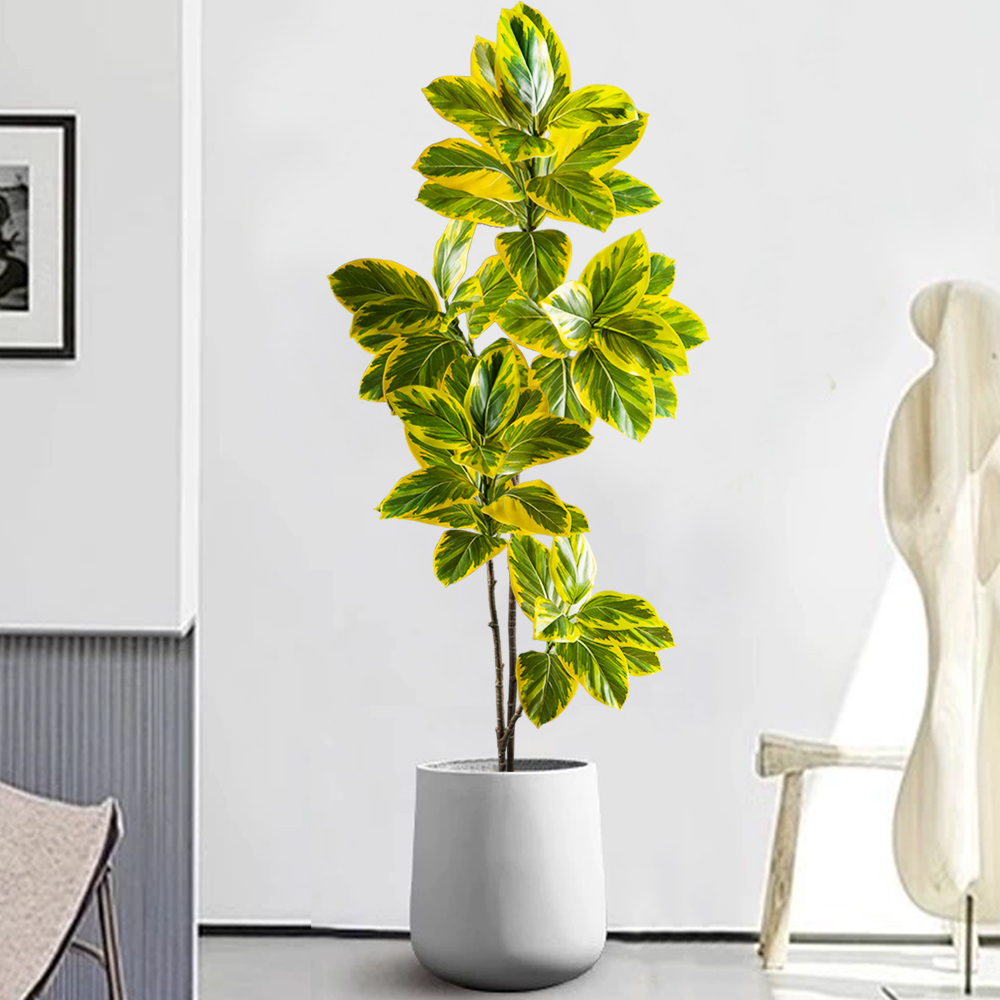 70-130cm Artificial Banyan Tre - Rubber Plant Ficus บทวิจารณ์และราคา