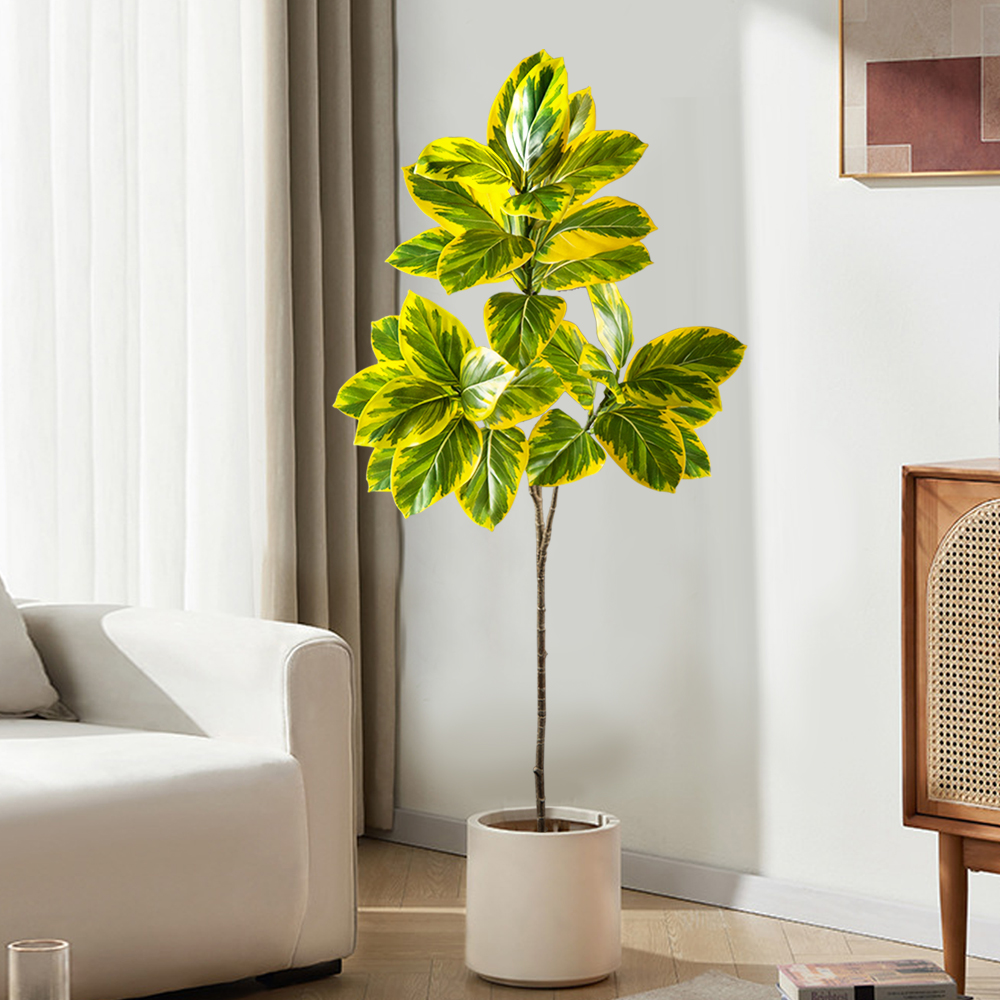 70-130cm Artificial Banyan Tre - Rubber Plant Ficus บทวิจารณ์และราคา