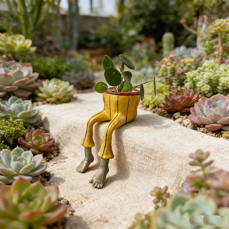 Whimsical Resin Leggy Planter  - Plant Parent Free บทวิจารณ์และราคา