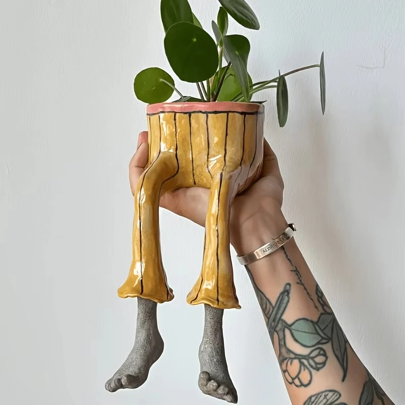 Whimsical Resin Leggy Planter  - Plant Parent Free บทวิจารณ์และราคา