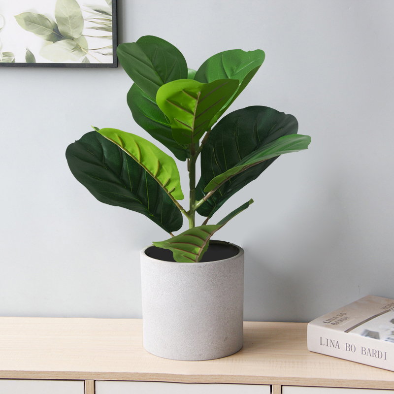 38cm Fake Ficus Tree Artificia - Rubber Plant Ficus บทวิจารณ์และราคา
