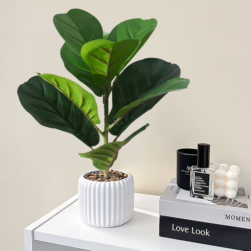 38cm Fake Ficus Tree Artificia - Rubber Plant Ficus บทวิจารณ์และราคา