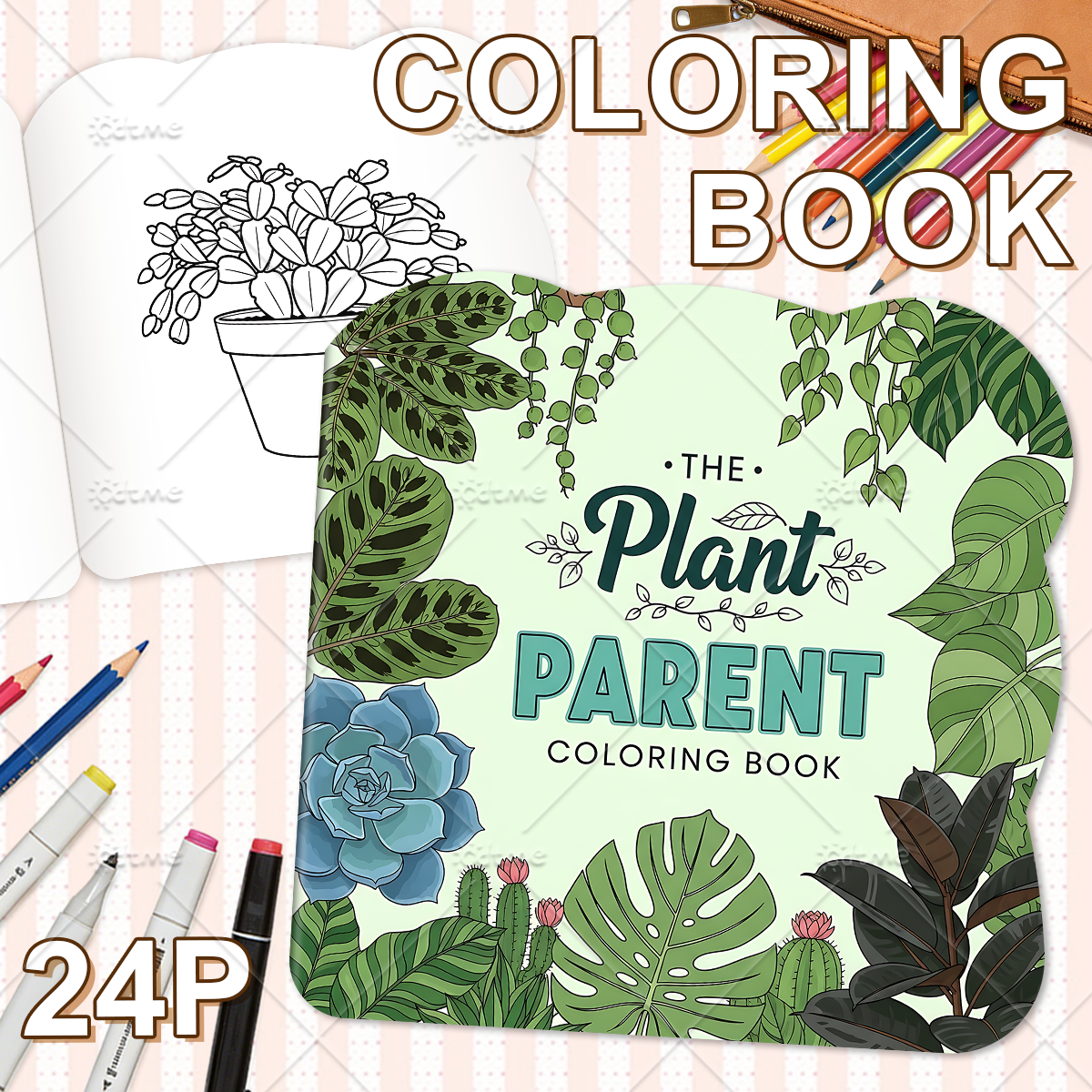 THE Plant PARENTE Coloring Boo - Plant Parent Free บทวิจารณ์และราคา