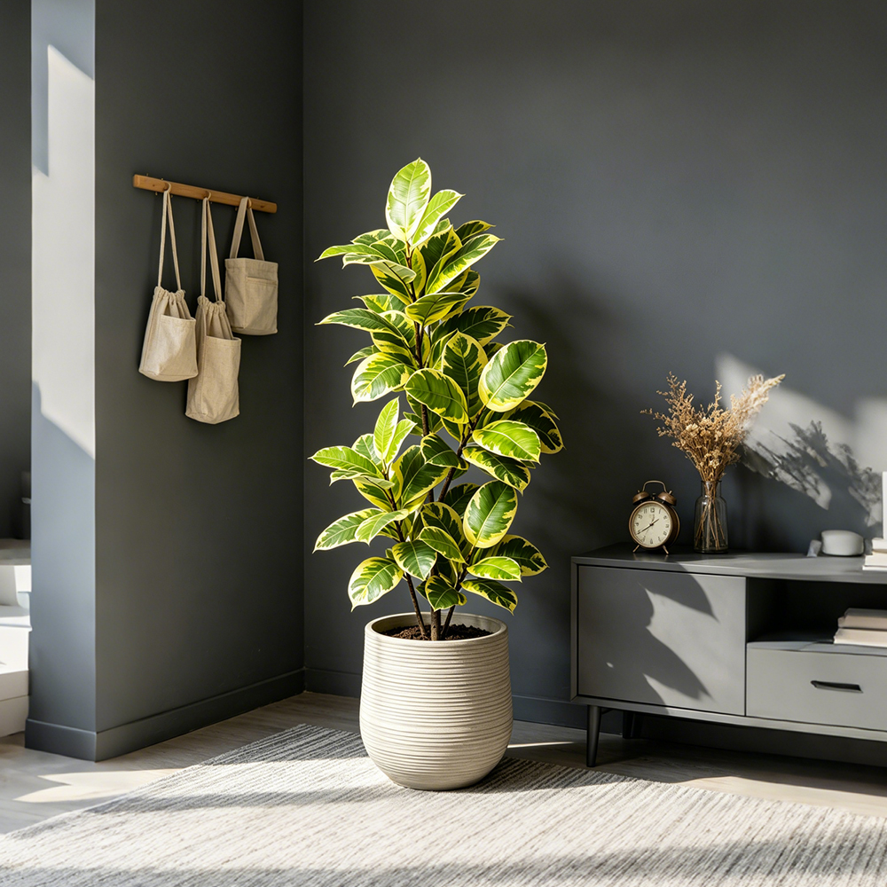 85-125cm Large Artificial Rubb - Rubber Plant Ficus บทวิจารณ์และราคา